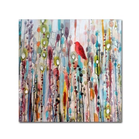 Trademark Fine Art Sylvie Demers 'La Vie Comme Un Passage' Canvas Art, 35x35 ALI15133-C3535GG